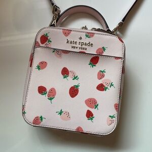 Kate Spade Strawberry Printed Crossbody Mini Bag